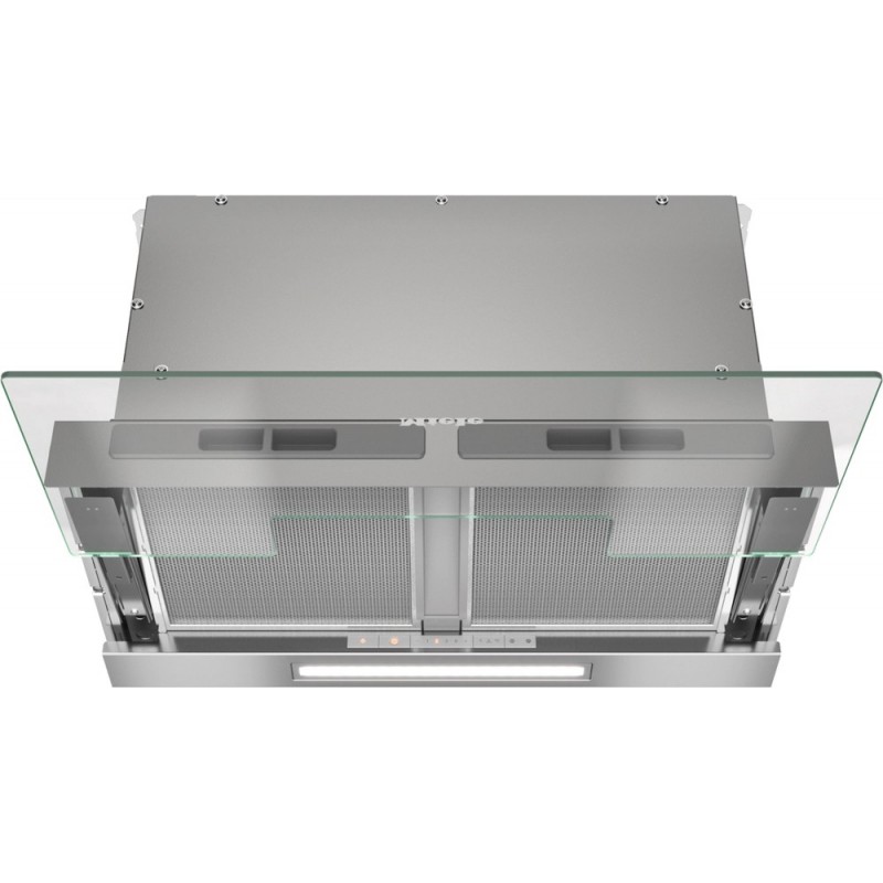 DAS 4640 Miele Cappa da incasso aspirante DAS 4640 GLASS finitura inox e vetro da 60 cm