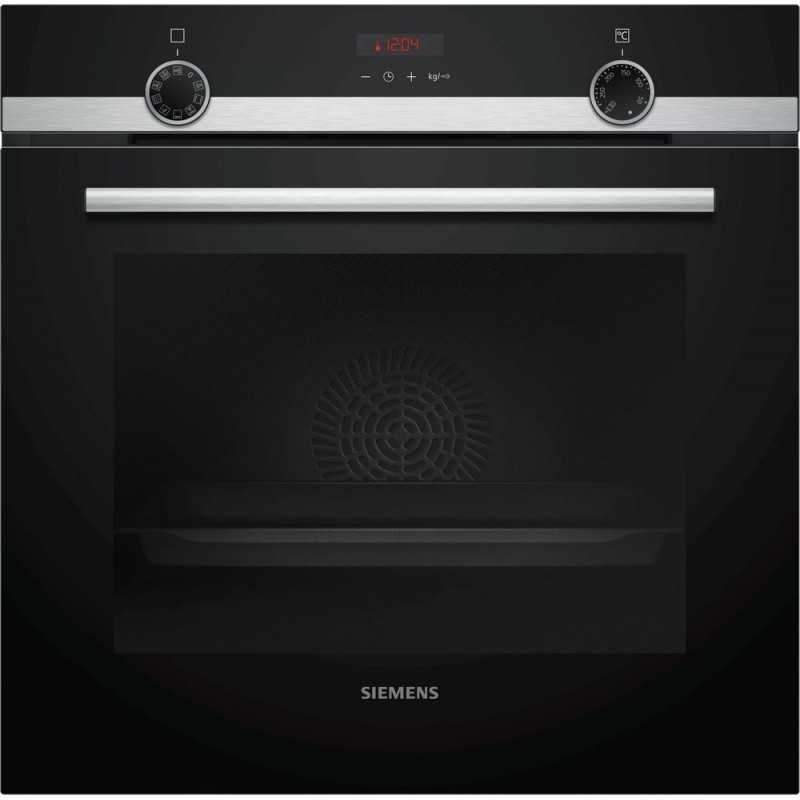 HB573ABR0 Siemens Pyrolytic multifunction oven HB573ABR0 black finish and 60 cm stainless steel