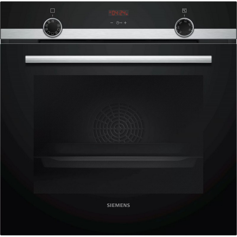 HB532AER0 Siemens ecoClean HB532AER0 multifunction oven black finish and 60 cm stainless steel