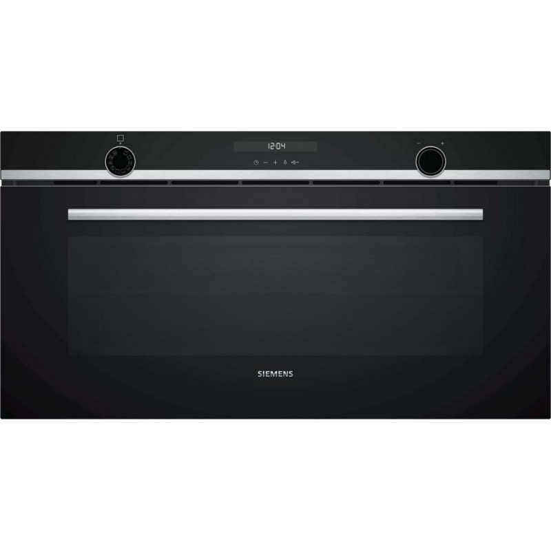 VB558C0S0 Siemens Forno compatto multifunzione VB558C0S0 finitura nero e acciaio inox da 90 cm