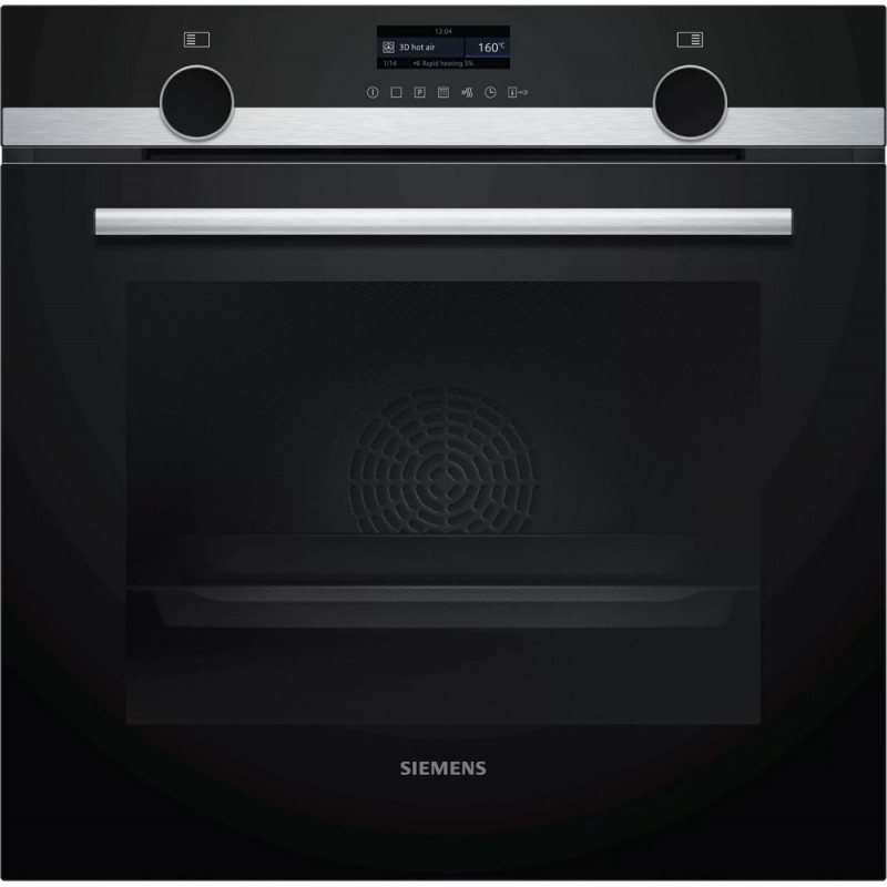 HB579GBS0 Siemens Pyrolytic multifunction oven HB579GBS0 black finish and 60 cm stainless steel