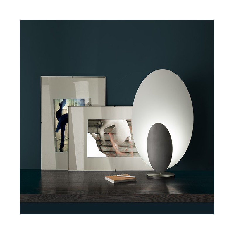Masai LP Minitallux Masai LP LED table lamp in different finishes by Icona Luce
