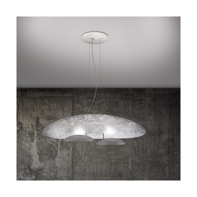 Masai 130 S Lampe à suspension LED Minitallux Masai 130 S en différentes finitions byicon Luce