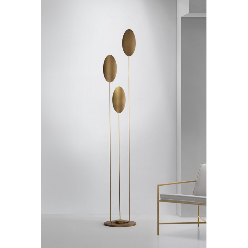 Masai ST 45 Lampadaire LED Minitallux Masai ST 45 en différentes finitions byicon Luce