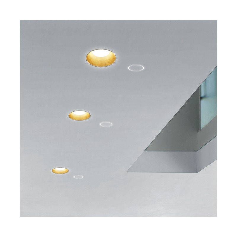 Kone9 Minitallux Lampada da soffitto a LED Kone9 in diverse finiture by Icone Luce