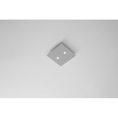Plafonnier LED Minitallux Isi.Q.2 en différentes finitions par Isole Luce