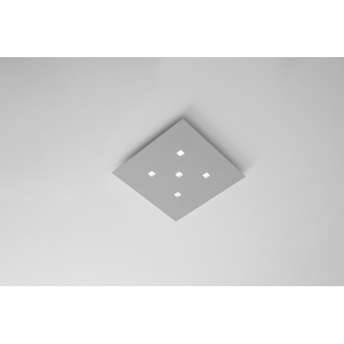 Minitallux Lampada da soffitto a LED Isi.Q.5 in diverse finiture by Icone Luce 
