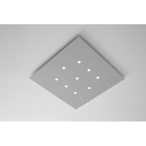 Plafonnier LED Minitallux Isi.Q.9 en différentes finitions par Isole Luce