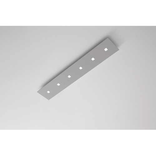 Lámpara de techo Minitallux Isi.R.6 LED en diferentes acabados de Isole Luce