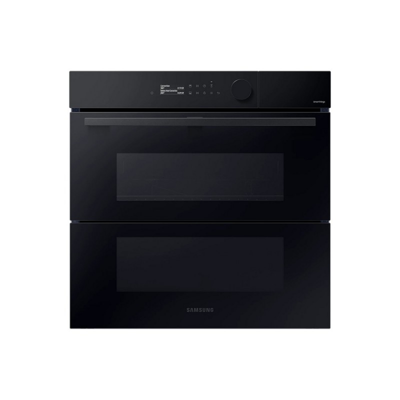 NV7B5770WBK Samsung Dual Cook multifunction oven with double door NV7B5770WBK black glass finish 60 cm