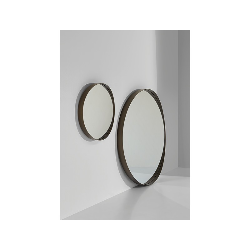 Sp_Adone_190 Bonaldo Adone mirror with metal frame Ø190 cm