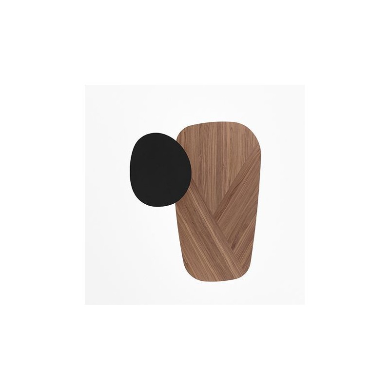 Kumo_120 Table basse Bonaldo Kumo avec structure en métal et plateau au choix de 120 cm et h. 36 cm