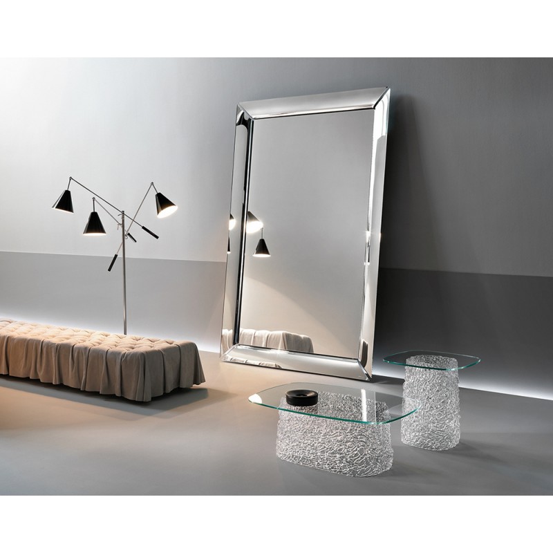 Caadre 610 FIAM Caadre mirror cod. 610 with glass frame of 105 cm and h. 105 cm