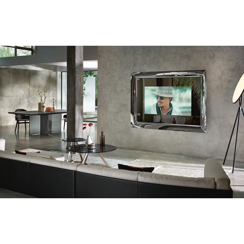 Caadre TV 675/TV FIAM Caadre TV Mirror cod. 675/TV with 155 cm glass frame and h. 140 cm - With TV housing