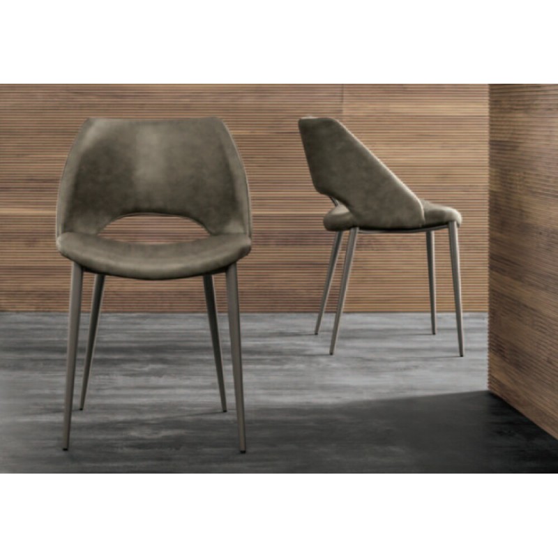 ARISA ARIMET Sedit Arisa chair with metal structure and seat of your choice