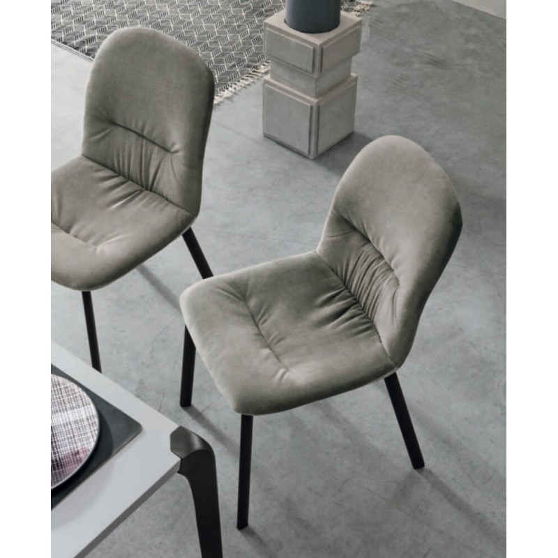 CLOE CLOMET/CLOFRA Sedit Cloe chair with metal structure and seat of your choice