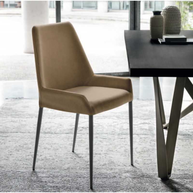 HAVANA HAVMET Sedit Havana chair with metal structure and seat of your choice