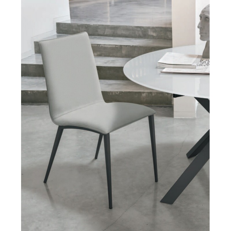HOME HOMMET/HOMFRA Sedit Home chair with metal structure and seat of your choice