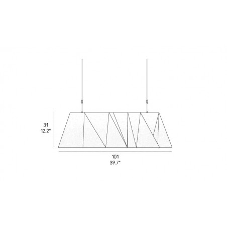 PLYWOOD CHANDELIER IP41XX