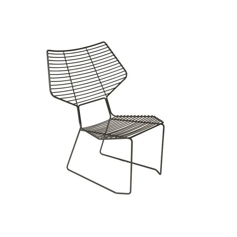 ALIENO PEACOCK CM8936 Horm Sillón de jardín Alieno Peacock art. CM8936 con estructura metálica