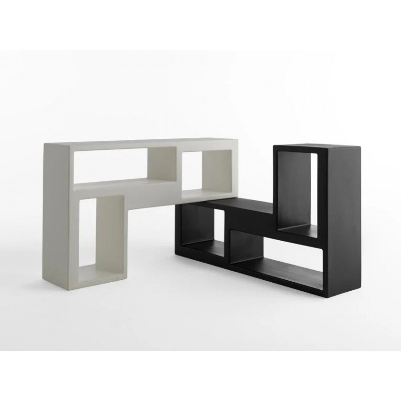 URBAN CM9002 Horm Urban modular bookcase art. CM9002 in polyethylene 144 cm and h. 88cms