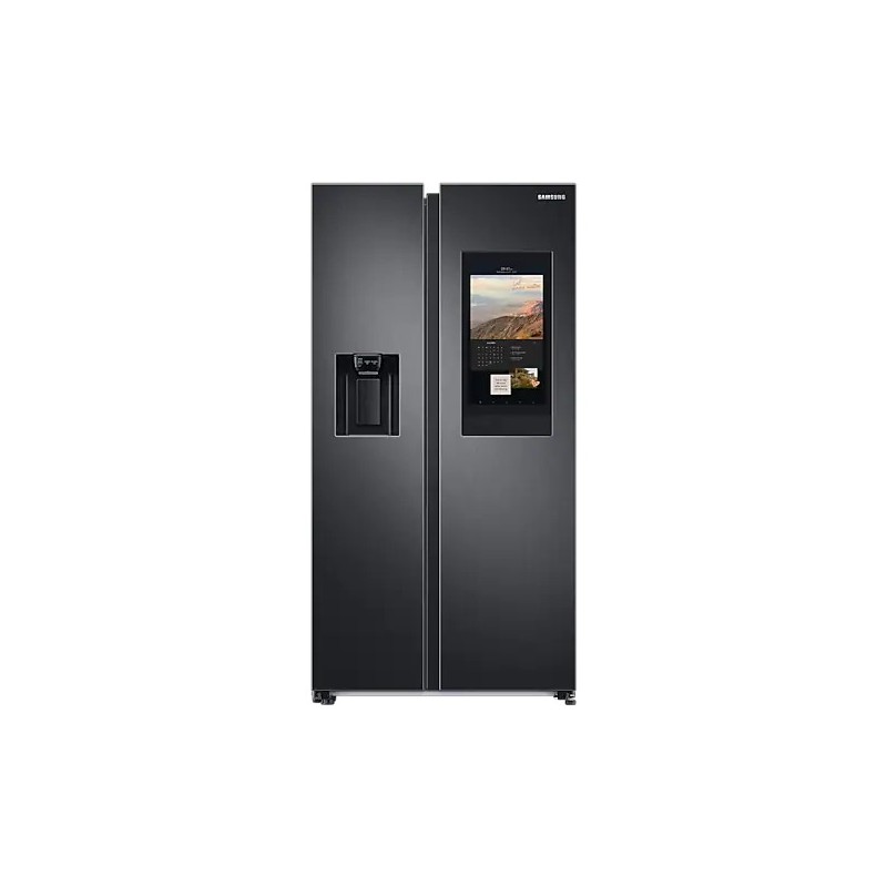 RS6HA8891B1/EF Samsung Side by side freestanding refrigerator Family Hub RS6HA8891B1 black finish 91 cm