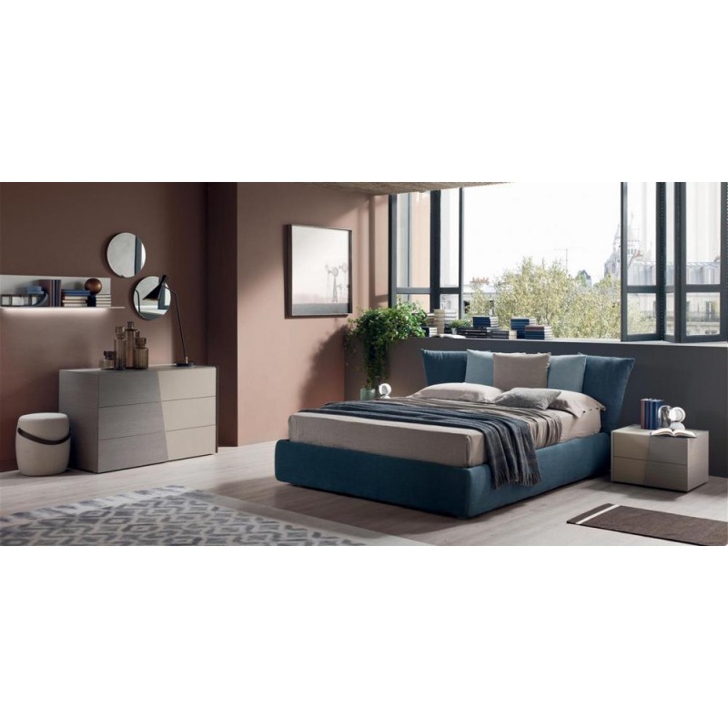 NINFEA Q11_1800 Maronese Acf NINFEA lit king size rembourré 180 cm
