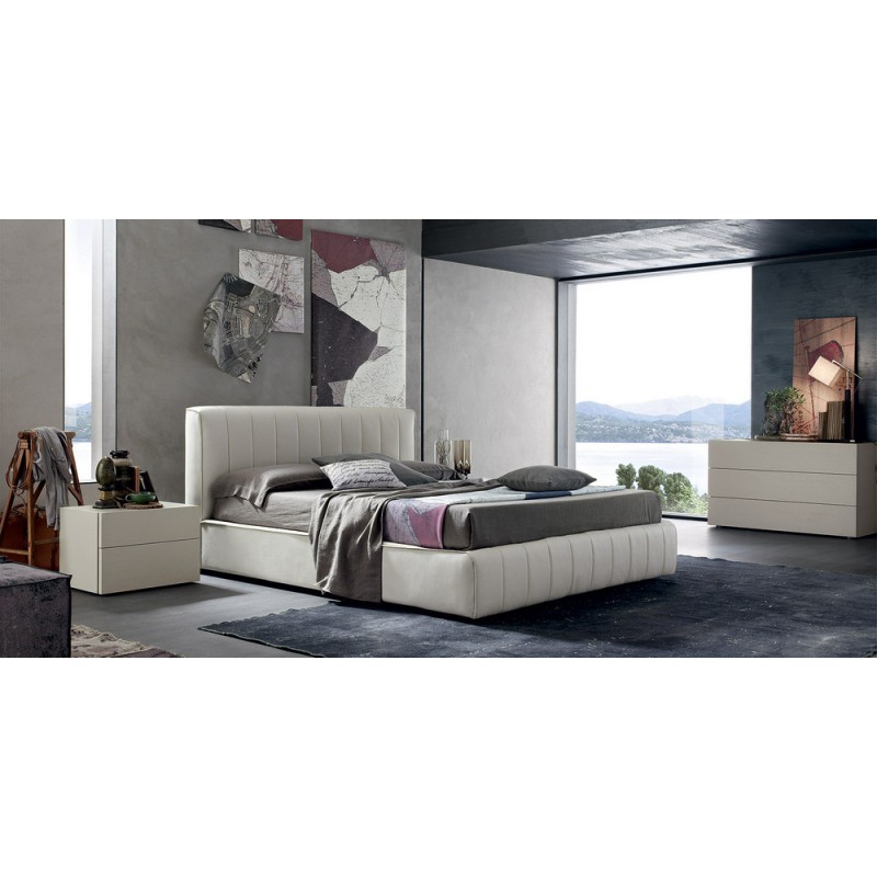OLIVER Q7/Q8_1600 Maronese Acf OLIVER double bed upholstered 160 cm