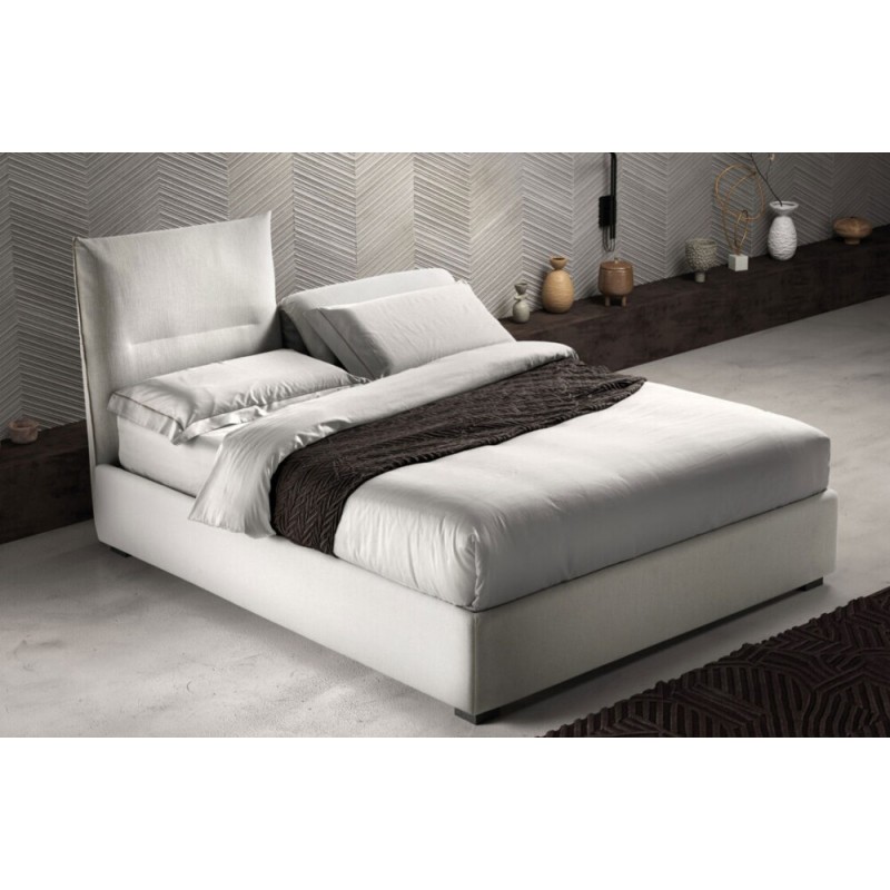 SHAR180 Samoa SHARP king size bed padded with or without storage 195x210/220 cm