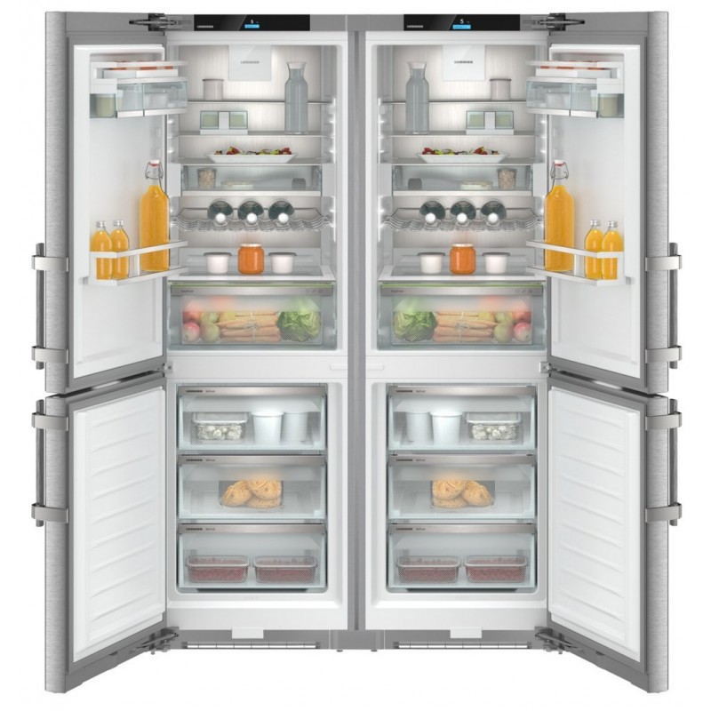 XCCsd 5250 Liebherr XCCsd 5250 freestanding side by side refrigerator 120.4 cm SmartSteel / silver finish