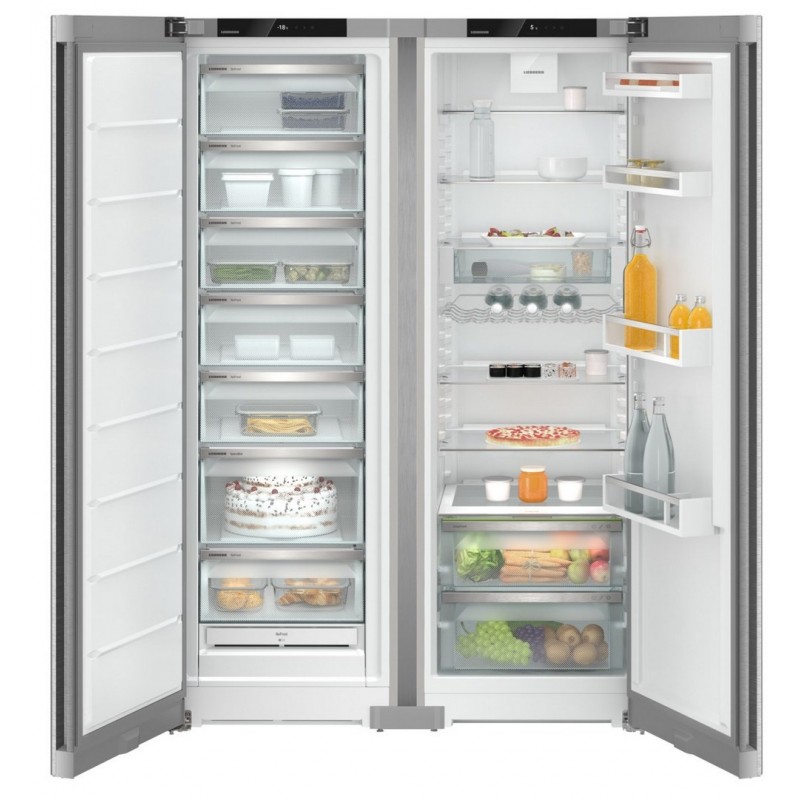 XRFsd 5220 Liebherr Freestanding side by side refrigerator XRFsd 5220 122.6 cm SmartSteel / silver finish
