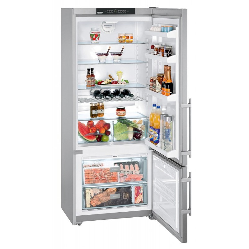 CNPesf 4613 Liebherr Freestanding combined refrigerator CNPesf 4613 SmartSteel / silver finish 75 cm