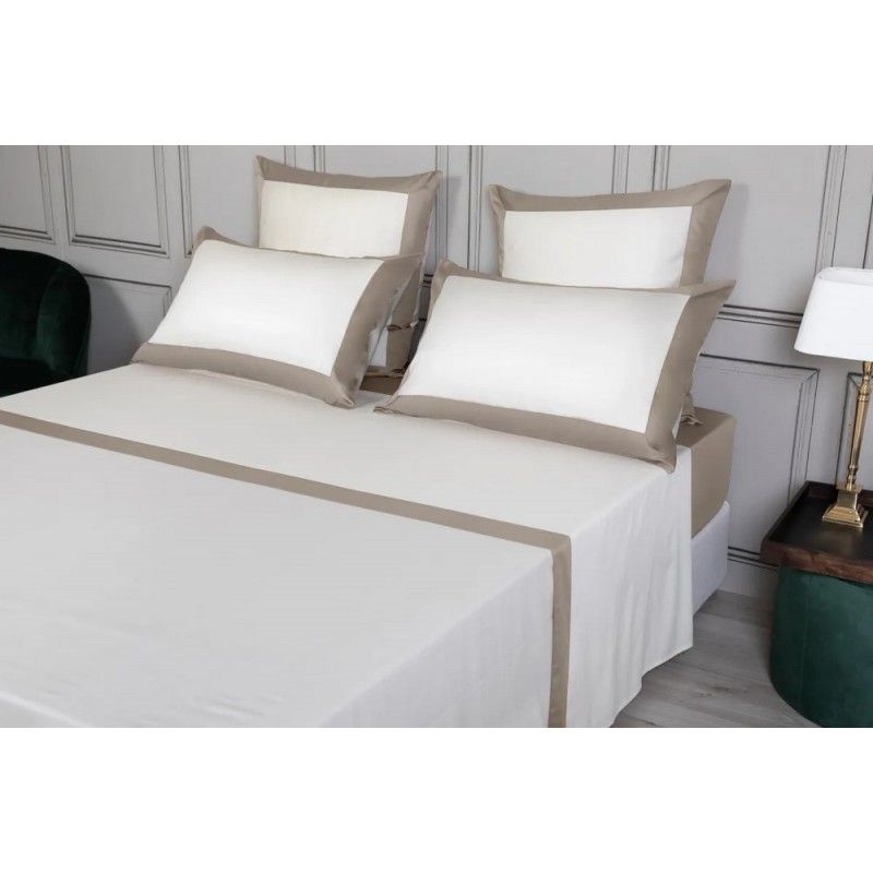 APOLLO COMPL_170x200 Ferò Apollo sheet and pillowcase set in cotton satin - For double bed