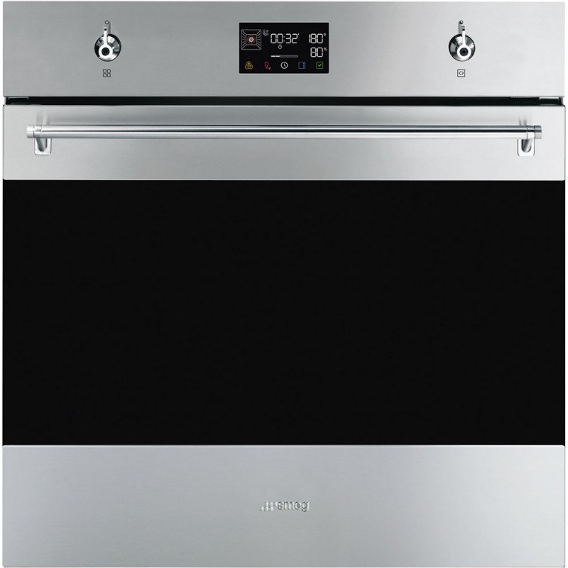 SOP6302S2PX Smeg Galileo Pyro Steam SOP6302S2PX 60cm Stainless Steel Combi Pyrolytic Steam Oven