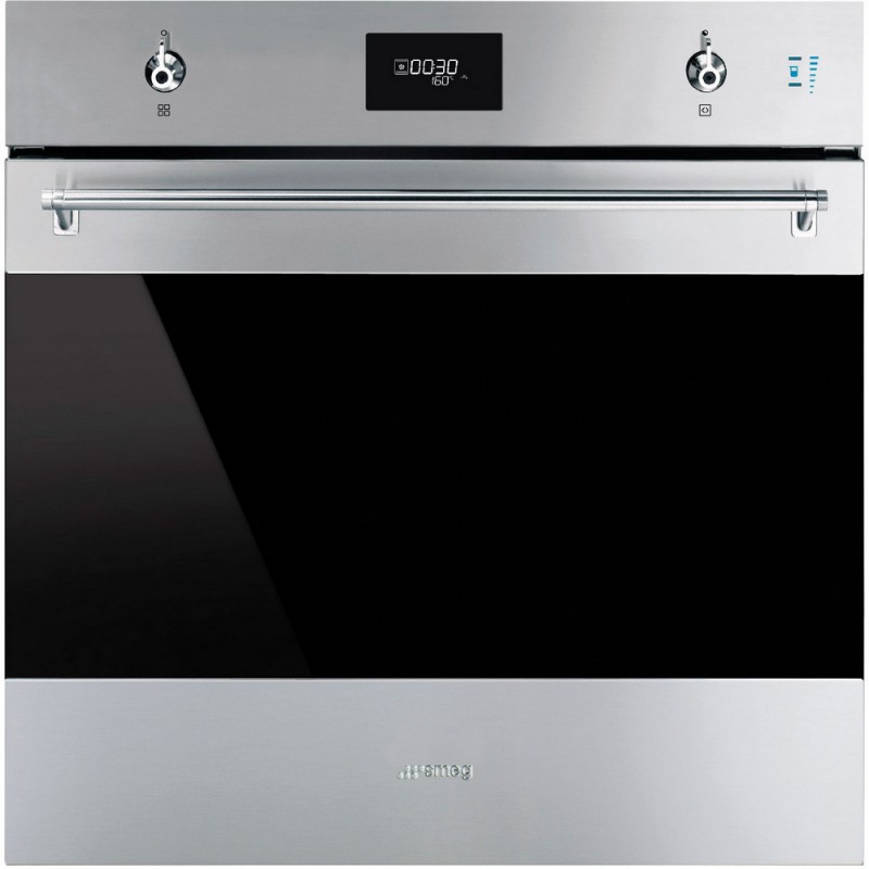 SOP6301S2X Smeg Galileo Pyro steam combined pyrolytic oven SOP6301S2X stainless steel finish 60 cm
