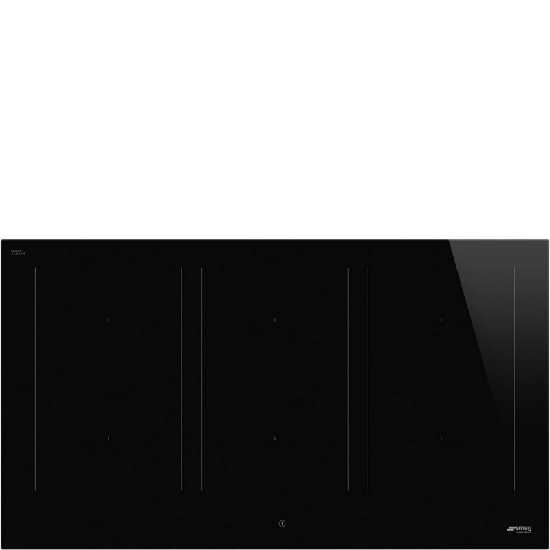 SIM3964D Plaque à induction Smeg S SIM3964D en vitrocéramique noire, 90 cm