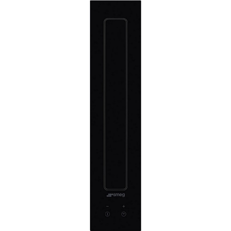 KDH12WLD Hotte encastrée Smeg S Down Draft KDH12WLD en verre noir 12 cm