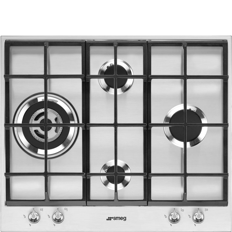 PX164L Smeg PX164L gas hob in stainless steel 60 cm