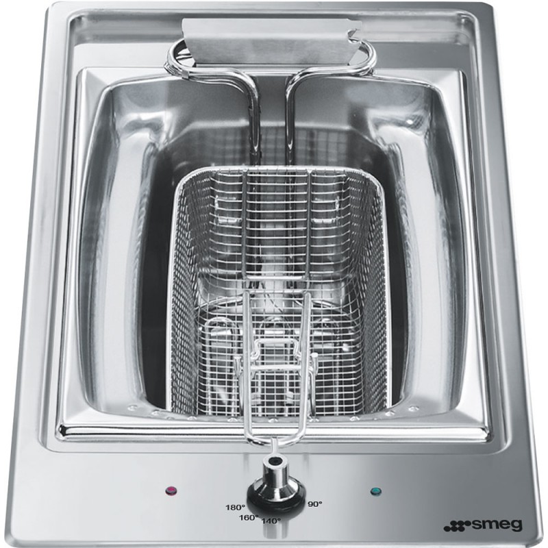 PGF30F Smeg S Friggitrice domino PGF30F in acciaio inox da 30 cm
