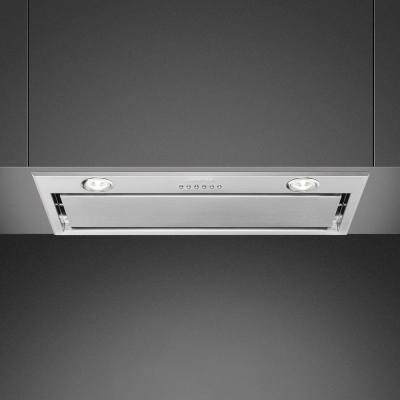 KSEG58PXE Hotte encastrable Smeg S KSEG58PXE, finition inox 54 cm