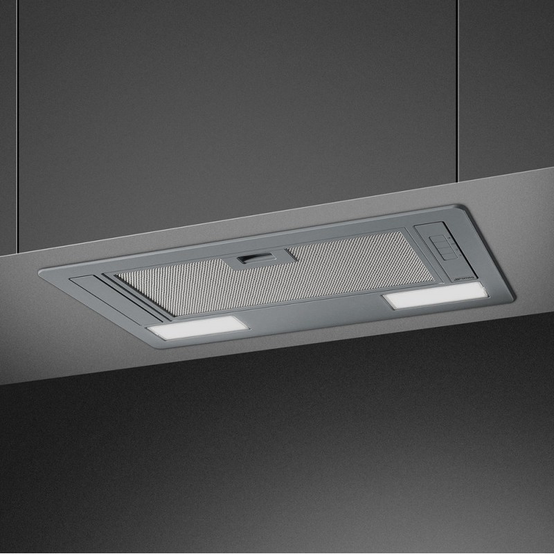KSG52HE Smeg S KSG52HE built-in hood silver finish 54 cm