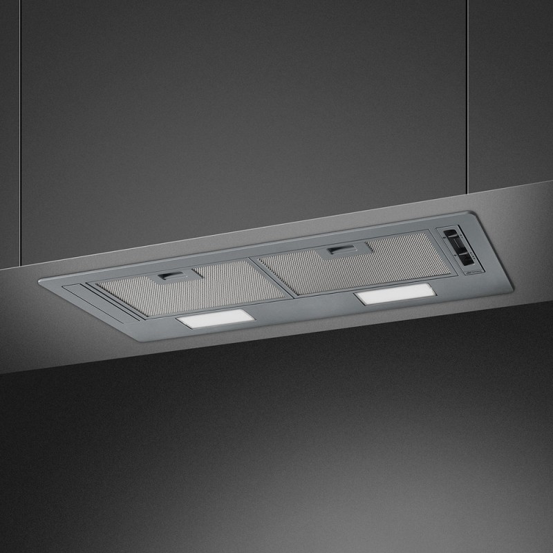 KSG70E Hotte encastrable Smeg KSG70E 73 cm, finition argentée