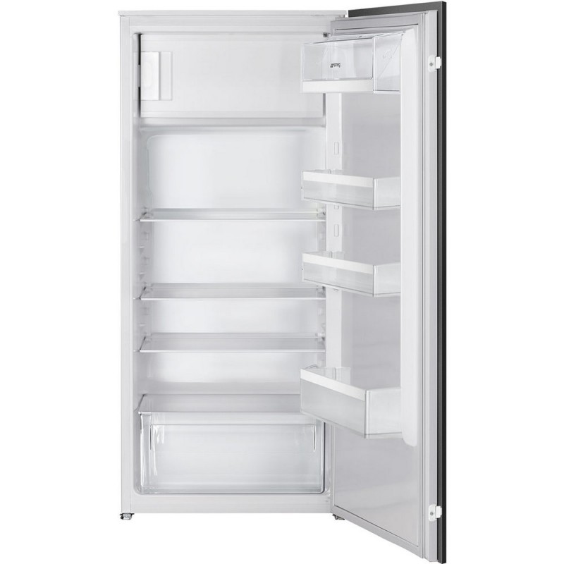S4C122F Smeg Single-door static refrigerator with built-in freezer compartment S4C122F 55 cm