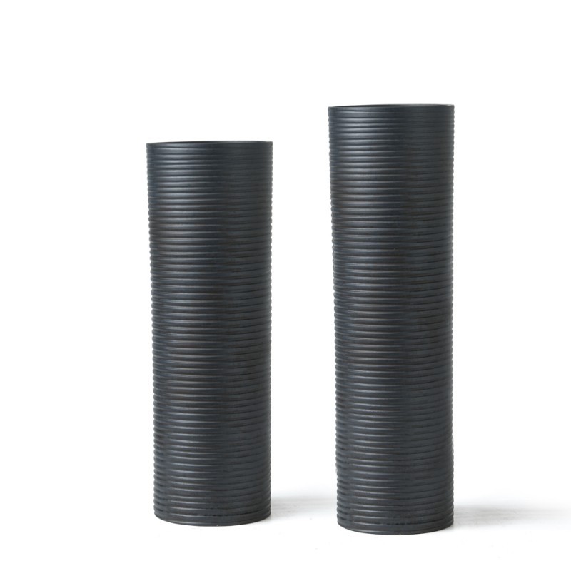 Cilindro Medio Q82/5R Adriani & Rossi Vase cylindrique en céramique opaque