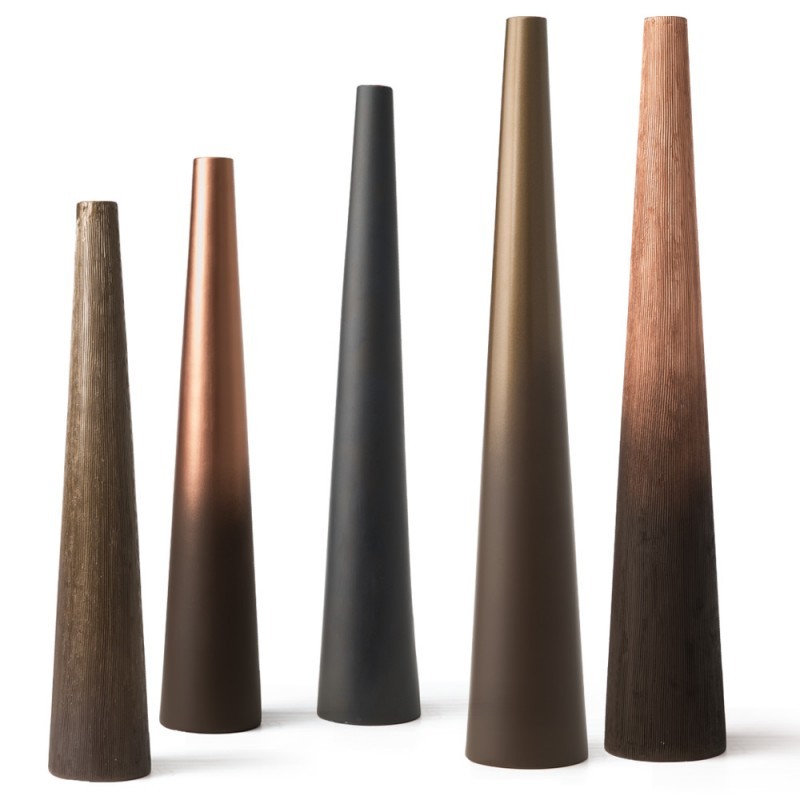Vulcano Q343/5 Vase Adriani & Rossi Vulcano en céramique opaque