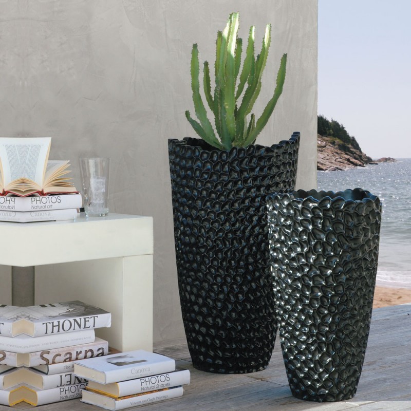 Nido Small Q128 Vase nid d'abeille Adriani & Rossi Nido en céramique émaillée brillante