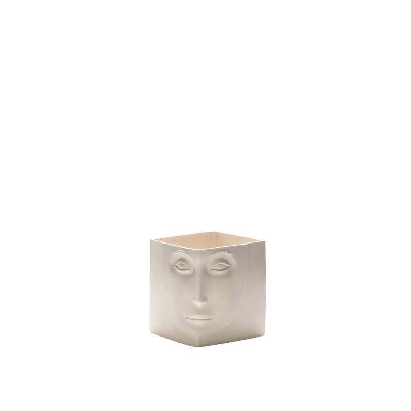 Ginevra Small Q526 Adriani & Rossi Ceramic vase with Geneva face