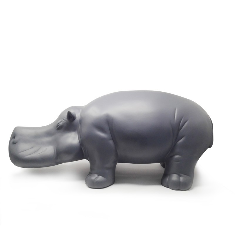 Hippo Big Q440 Adriani & Rossi Hippopotamus Hippo in ceramic