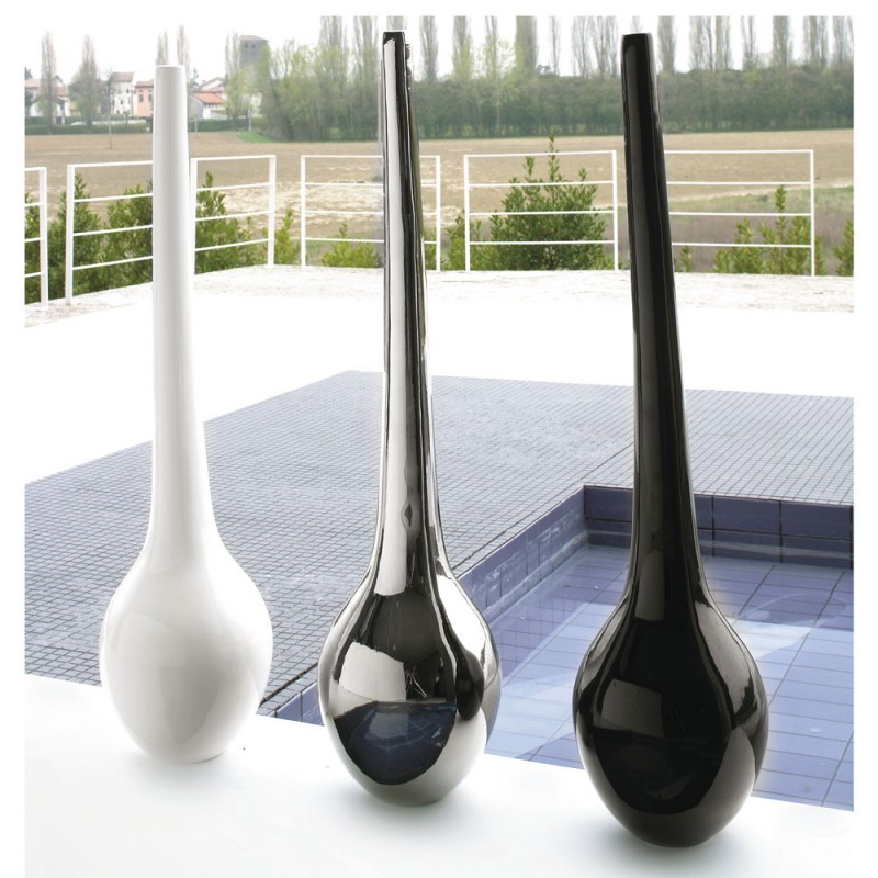 Milano Q96 Adriani & Rossi Milano vase in glossy glazed ceramic