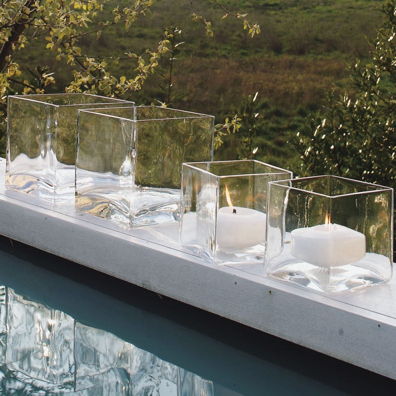 Set 6 Vasi C01 Adriani & Rossi Ensemble de 6 vases en verre